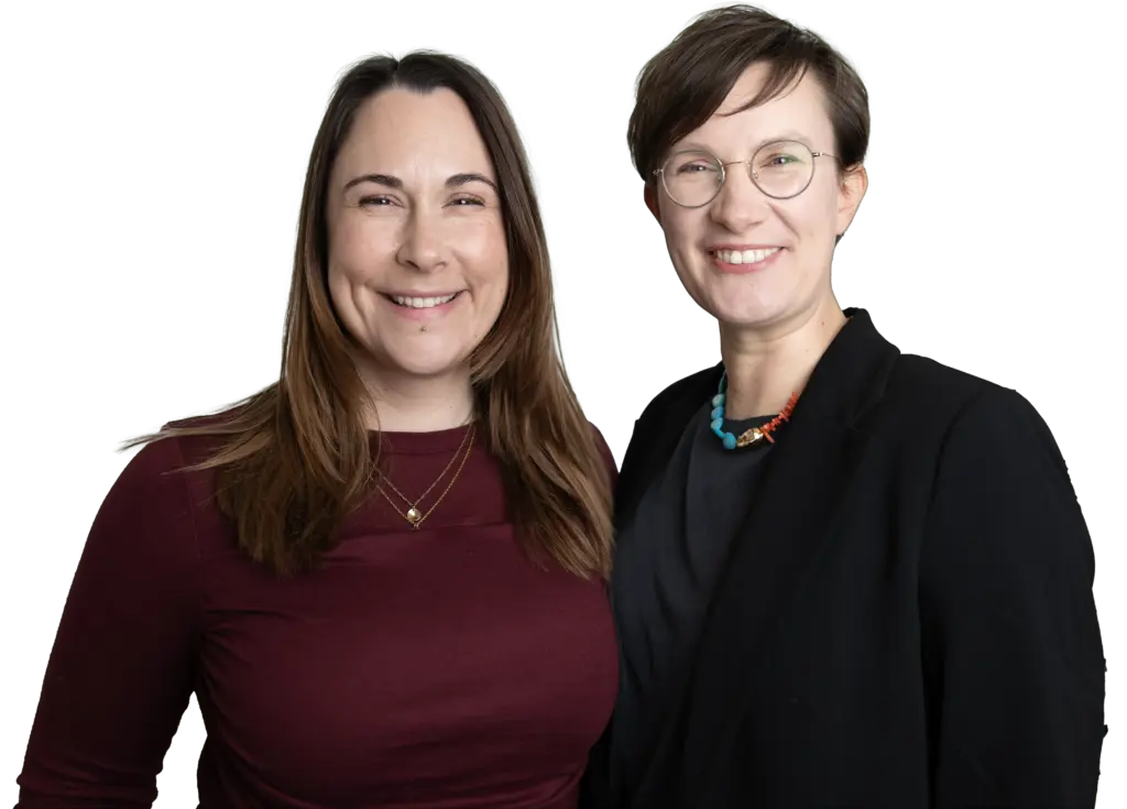 Annina Schäflein und Lena Merz, Mitgründerinnen von Zertovia